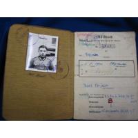 Germany: Wehrmacht Soldbuch and POW passes